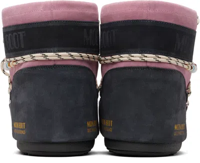 Guest In Residence Pink Moon Boot Edition Icon Low Beaded Suede Boots In Pink