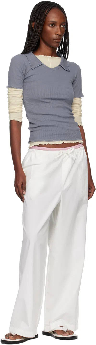 Baserange Blue Iso Polo In Blue