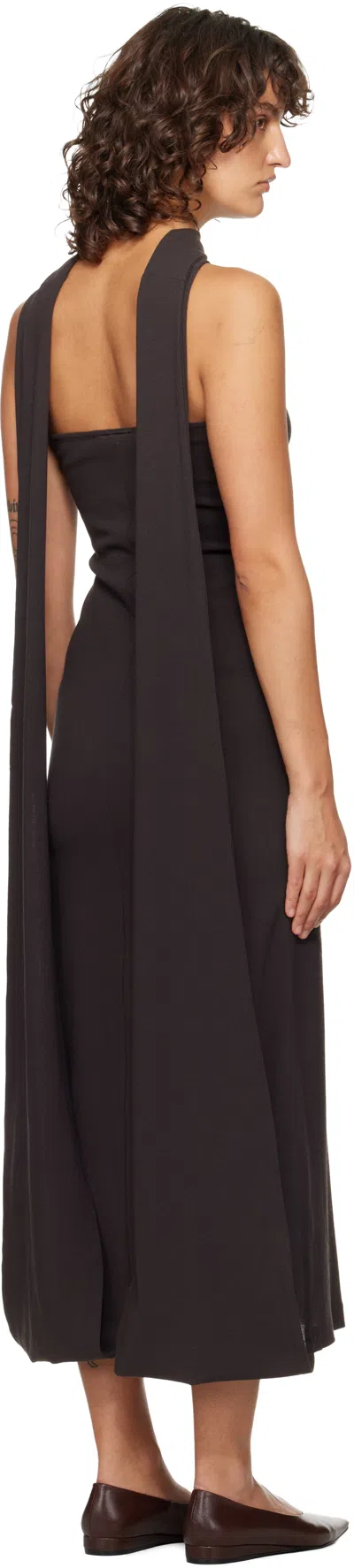 Paloma Wool Brown Alberch Maxi Dress In Brown