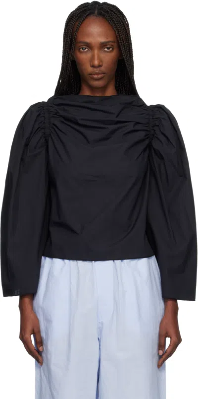 Baserange Black Simmon Blouse In Black