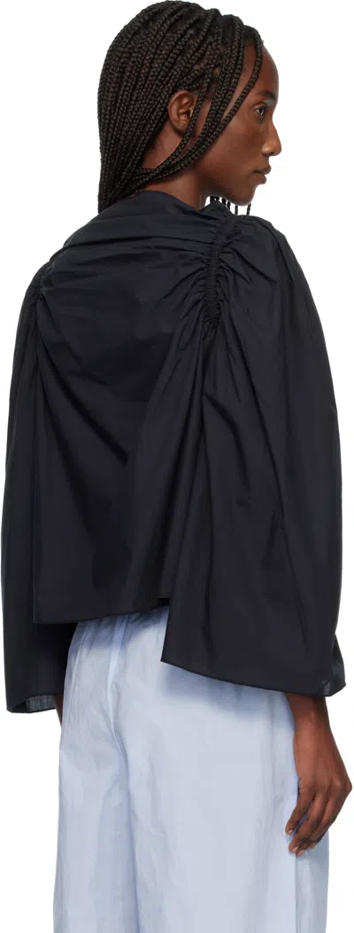 Baserange Black Simmon Blouse In Black