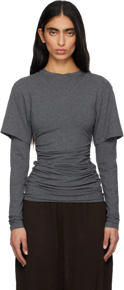 Paloma Wool Gray Tintin T-shirt In Brown