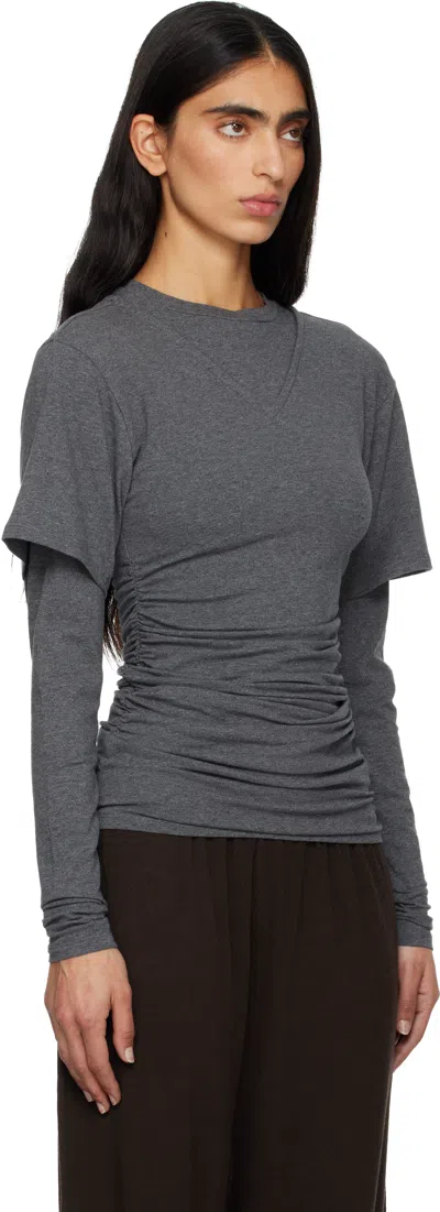 Paloma Wool Gray Tintin T-shirt In Brown