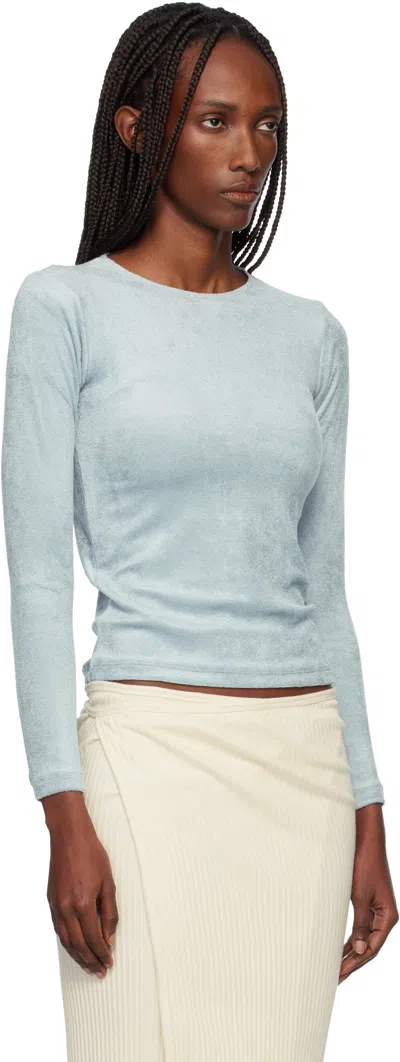 Baserange Blue Omo Long Sleeve T-shirt