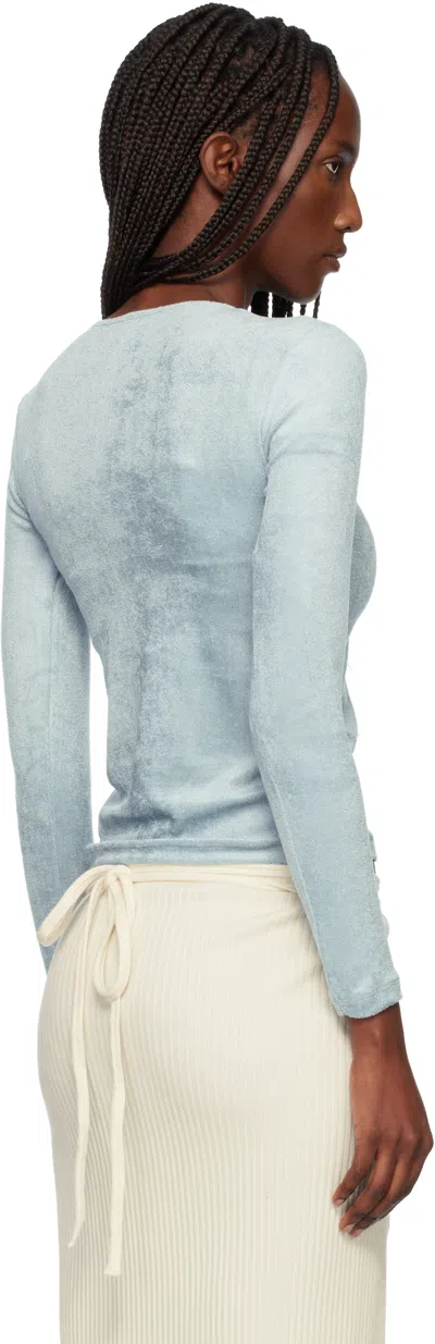 Baserange Blue Omo Long Sleeve T-shirt