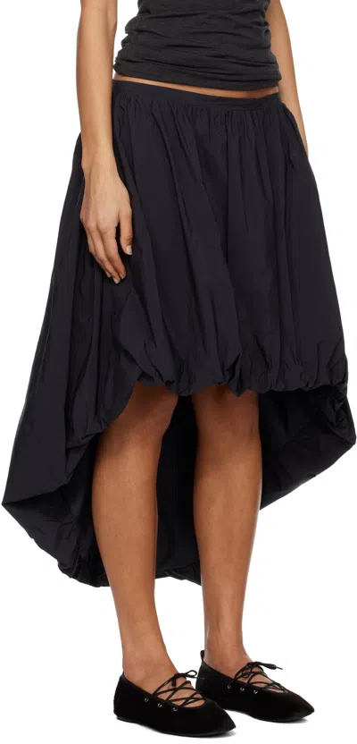 Paloma Wool Black Fanquir Midi Skirt In Black