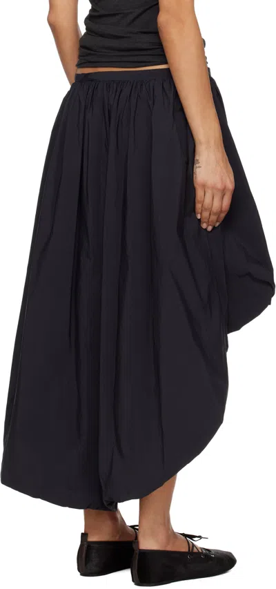Paloma Wool Black Fanquir Midi Skirt In Black