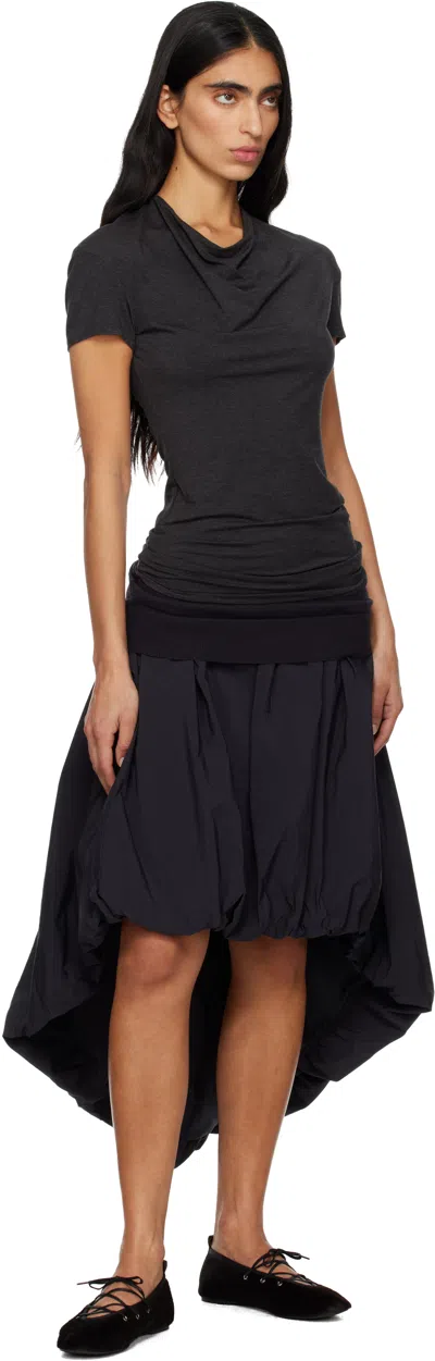 Paloma Wool Black Fanquir Midi Skirt In Black