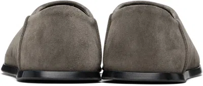 Fear Of God Taupe Slip On Loafers In Green