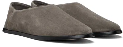 Fear Of God Taupe Slip On Loafers In Green