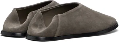 Fear Of God Taupe Slip On Loafers In Green