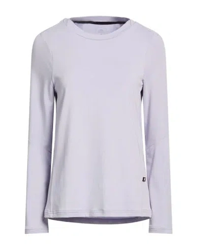 On Woman Sweatshirt Lilac Size L Cott, Recycled Polyester, Elastane In Purple