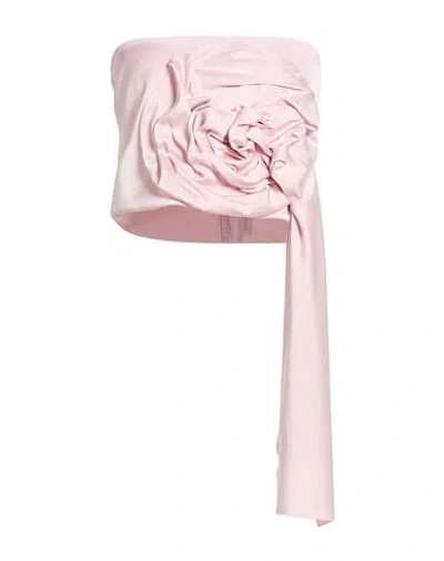 Marella Woman Top Pink Size 8 Triacetate, Polyester In Pink