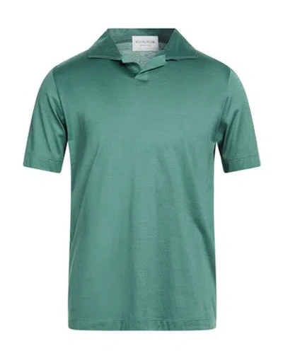 Royal Row Man Polo Shirt Green Size 3xl Cotton In Green