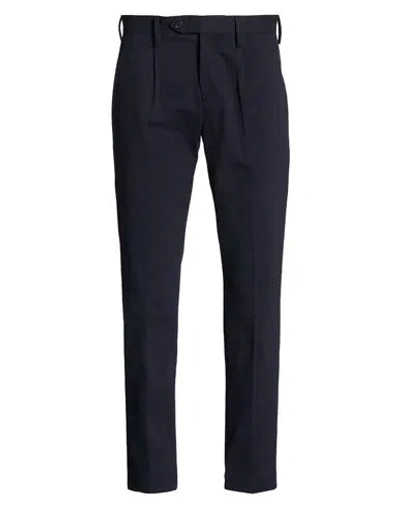 Paul Miranda Man Pants Blue Size 30 Cotton, Elastane In Blue