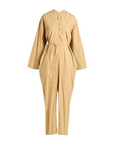 Jucca Woman Jumpsuit Sand Size 4 Cotton In Gold