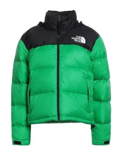 The North Face Woman Puffer Green Size M Nylon In Green