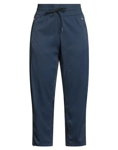 The North Face Woman Pants Navy Size M Nylon, Elastane In Blue