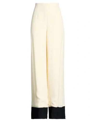 Taller Marmo Marlene Crepe And Cady Wide-leg Pants In Neutral