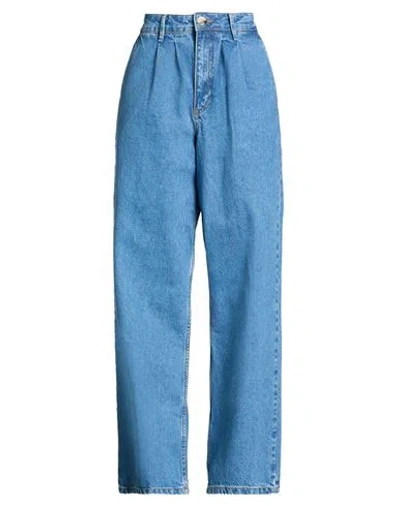 Kitri Woman Jeans Blue Size 10 Cotton In Blue