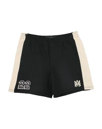 Amiri Toddler Boy Shorts & Bermuda Shorts Black Size 4 Cotton In Multi