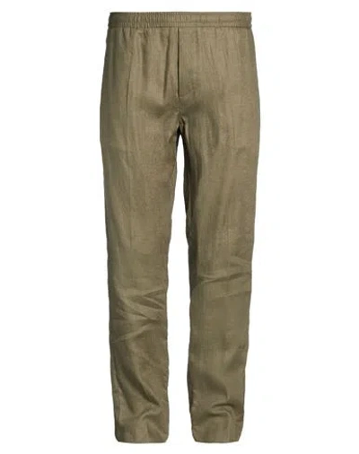 Liu •jo Man Man Pants Military Green Size 40 Linen In Green