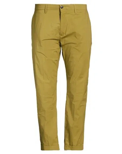 Liu •jo Man Man Pants Khaki Size 38 Cotton, Elastane In Green