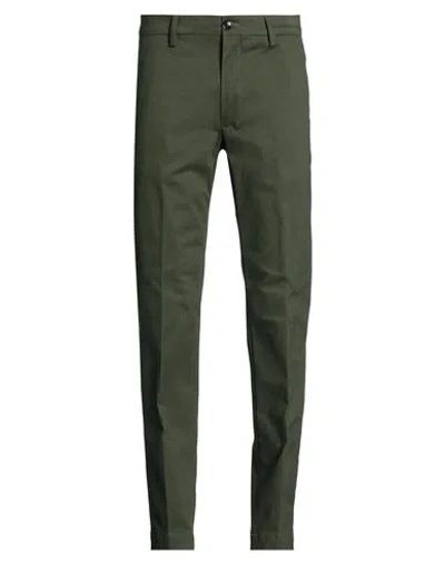 Liu •jo Man Man Pants Dark Green Size 30 Cotton, Elastane In Green