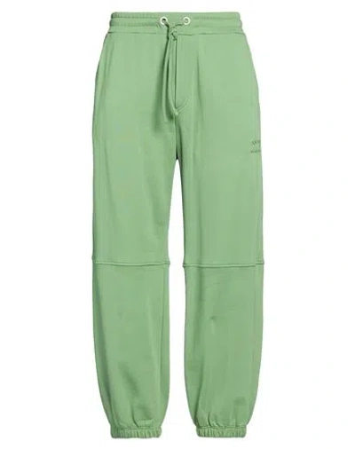 Iceberg X Kailand O. Morris Man Pants Green Size Xl Cotton, Polyester In Green