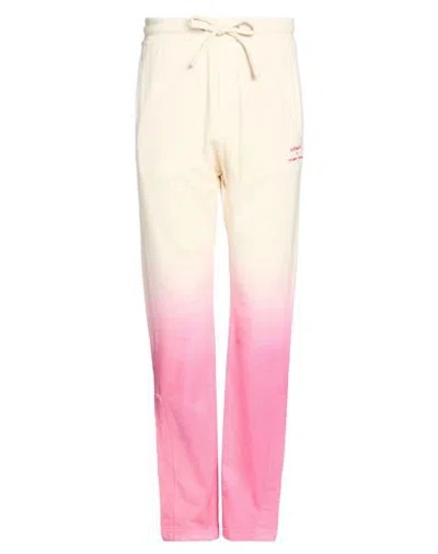 Iceberg X Kailand O. Morris Man Pants Cream Size Xxl Cotton In White