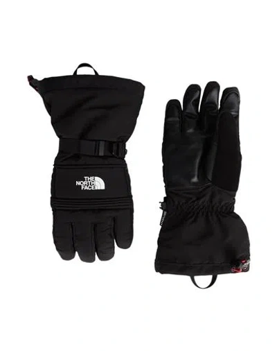 The North Face Woman Gloves Black Size 5 Polyester, Polyurethane In Black