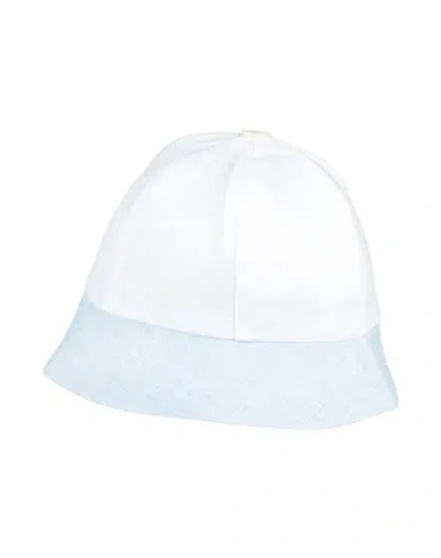 La Stupenderia Newborn Boy Hat White Size 3 Linen In White