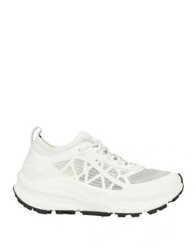 Scarpa Woman Sneakers White Size 8 Textile Fibers, Synthetisches Material In White