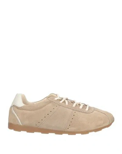 Ovyè Ovyé Woman Sneakers Sand Size 8 Leather In Neutral