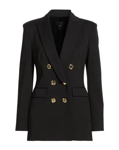 Pinko Woman Blazer Black Size 4 Viscose, Polyamide, Elastane In Black