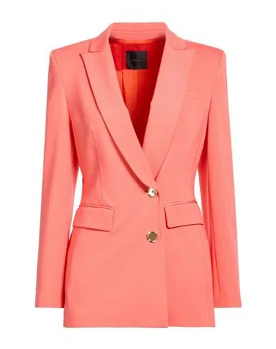 Pinko Woman Blazer Orange Size 8 Viscose, Polyamide, Elastane In Orange