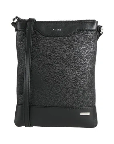 Amiri Woman Cross-body Bag Black Size - Cow Leather In Black