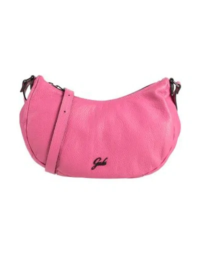 Gabs Maite Tg M Woman Cross-body Bag Fuchsia Size - Calfskin In Pink