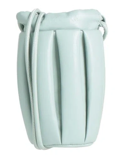 Themoirè Woman Cross-body Bag Sage Green Size - Textile Fibers In Green