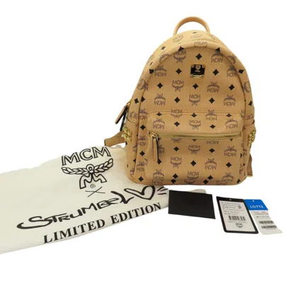 Mcm Visetos Backpack In Brown