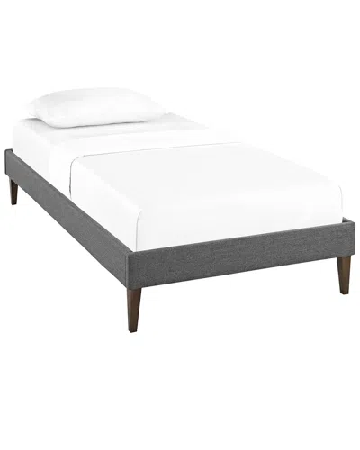Modway Tessie Upholstered Fabric Bed Frame In Brown