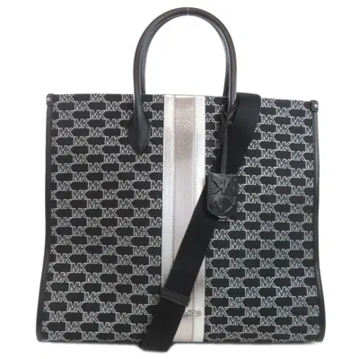 Pre-owned Michael Kors Canvas Tote Bag () In Black