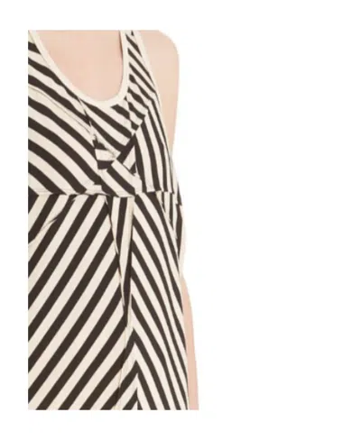 Rick Owens Drkshdw Striped Crewneck Tank Top In Multi