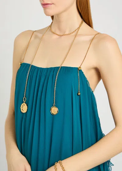 Chloé Chloe The  Medals Necklace In Gold