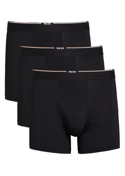 Hugo Boss Boss Jersey Boxer Briefs In Black