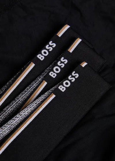 Hugo Boss Boss Jersey Boxer Briefs In Black