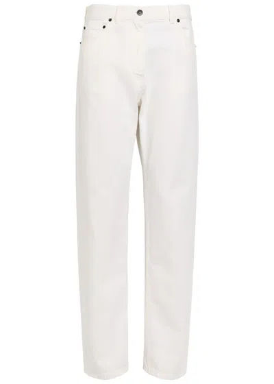 The Row Burty Straight-leg Jeans In White
