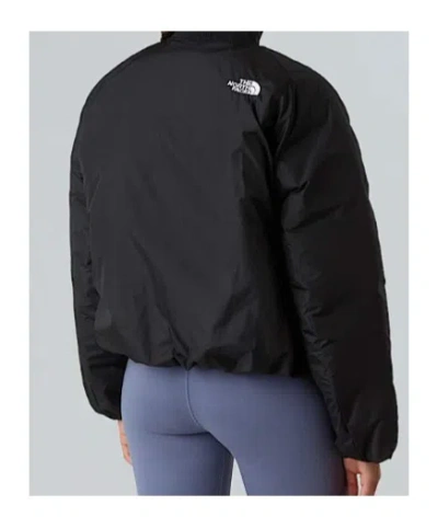 The North Face Black Leather Pack Insulated Jacket In Multi