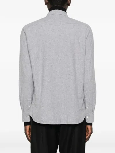 Hartford Buttoned Shirt In Gray