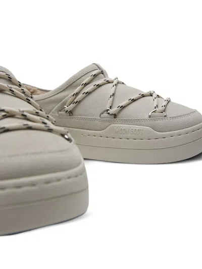 Moon Boot Park Lace-up Shearling Slip-ons In Multi